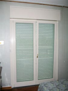 Porta-finestra in PVC bicolore